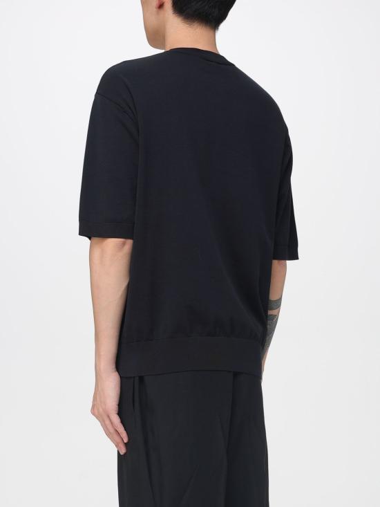 26SS 라니우스 반팔 티셔츠 S6LAMAKE018 110 Black - LANEUS