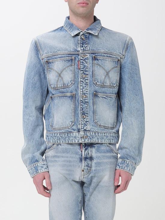 26SS 디스퀘어드2 자켓 S74AM1686S30839 470 Denim