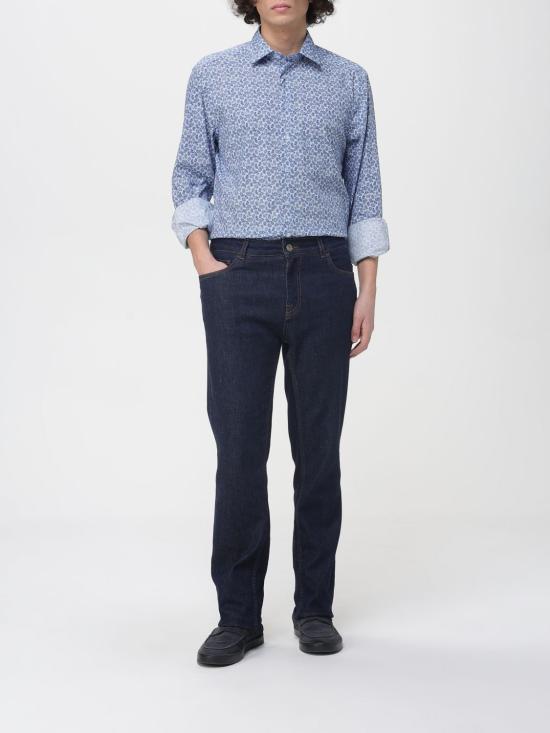 26SS 에트로 셔츠 MRIB000199SAEG3 X0880 Blue - ETRO