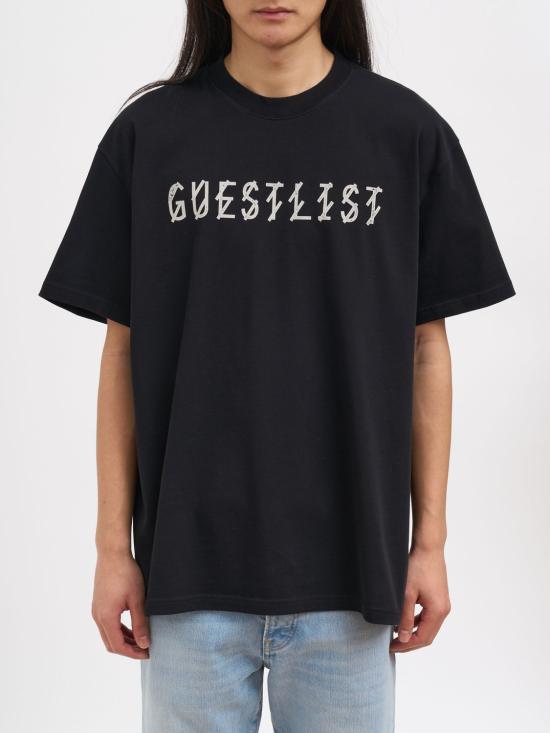 26SS 44레이블 반팔 티셔츠 B0030556FA528 P462 Black