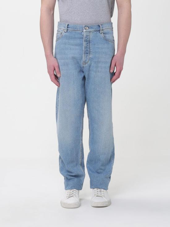 26SS 브루넬로 쿠치넬리 워시드 스트레이트 핏 데님 팬츠 M283PO1090 C1470 Blue 1