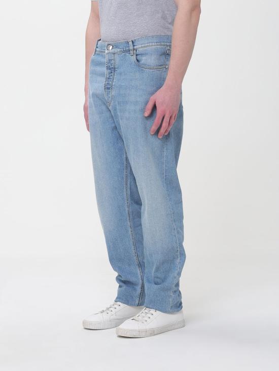 26SS 브루넬로 쿠치넬리 워시드 스트레이트 핏 데님 팬츠 M283PO1090 C1470 Blue 1 - BRUNELLO CUCINELLI