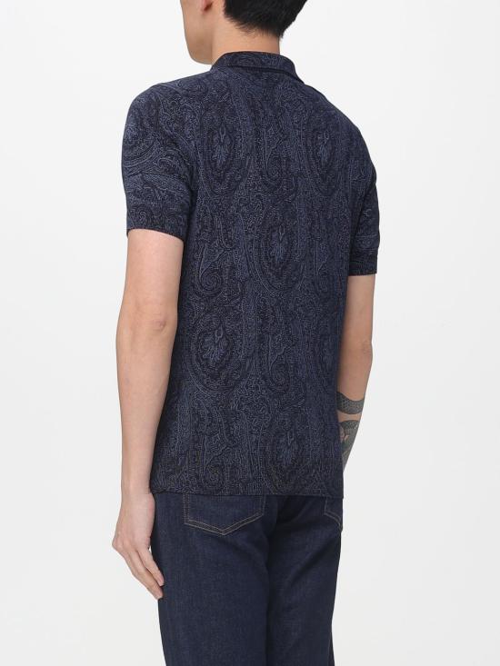 26SS 에트로 폴로 티셔츠 MRKF0004AKG63 B0064 Blue - ETRO