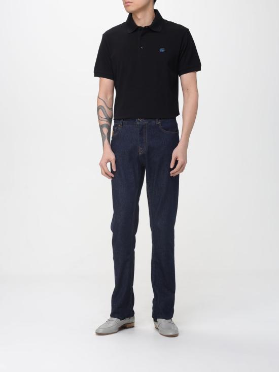 26SS 에트로 폴로 티셔츠 MRMD0005AU135 N0000 Black - ETRO