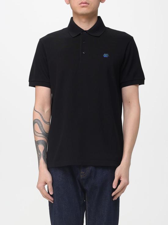 26SS 에트로 폴로 티셔츠 MRMD0005AU135 N0000 Black