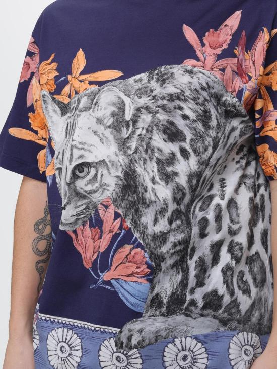 26SS 에트로 반팔 티셔츠 MRMA0004AKG44 B0065 Blue - ETRO