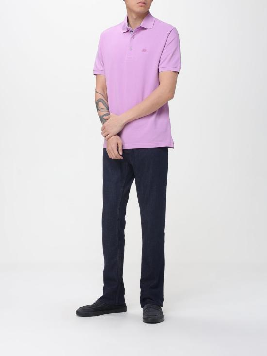 26SS 에트로 폴로 티셔츠 MRMD0005AV885 F0463 Pink - ETRO