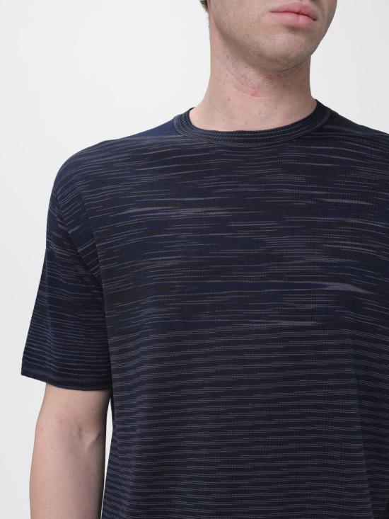 26SS 미소니 반팔 티셔츠 US26SL0KBK01HU F700V Blue - MISSONI