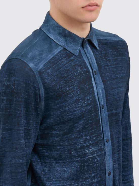 26SS 아방도이 긴팔 셔츠 226SU4502JLIVH V00057 Blue - AVANT TOI