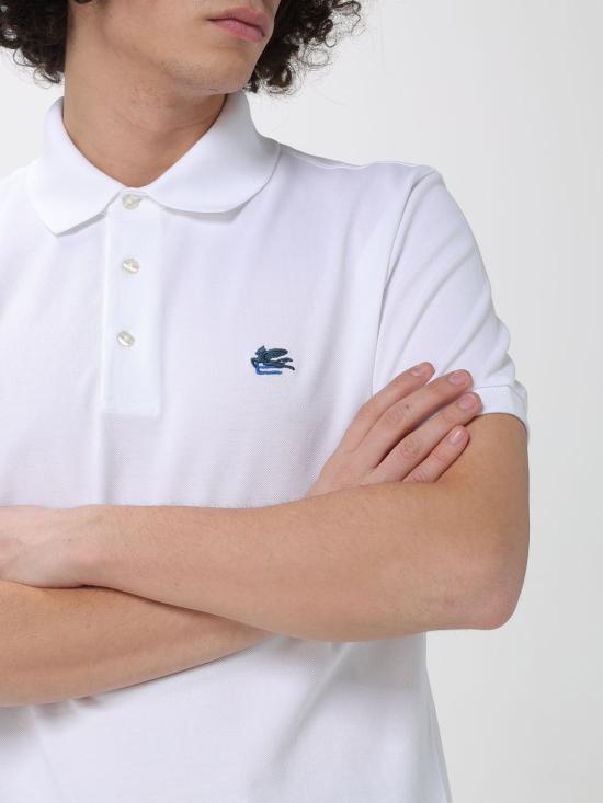 26SS 에트로 폴로 티셔츠 MRMD0005AU135 W0001 White - ETRO