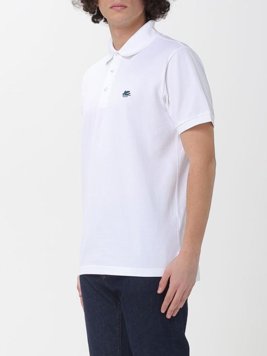 26SS 에트로 폴로 티셔츠 MRMD0005AU135 W0001 White - ETRO