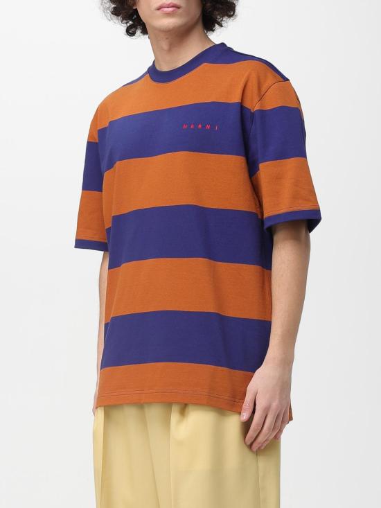 26SS 마르니 반팔 티셔츠 HUMU0287S0UTC580 STB60 Multicolor - MARNI