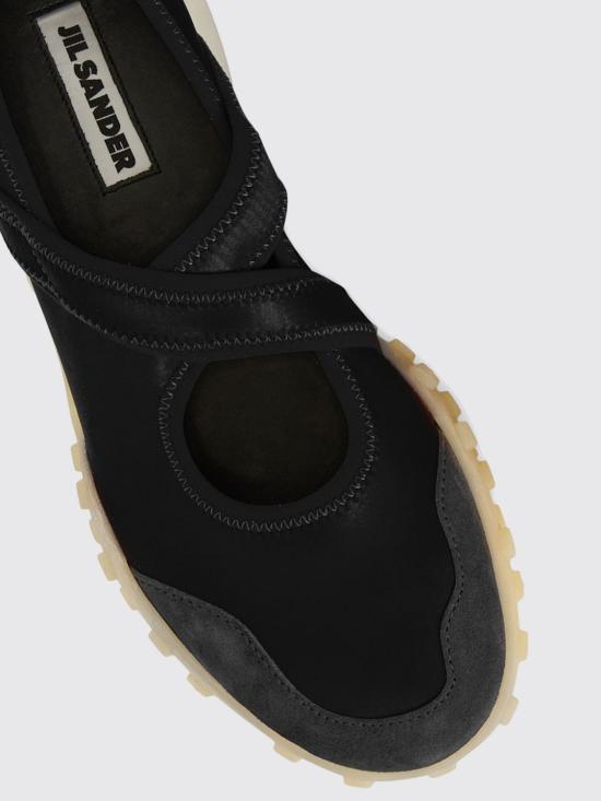 26SS 질샌더 플랫 슈즈 J15WS0039P7607 001 Black - JIL SANDER