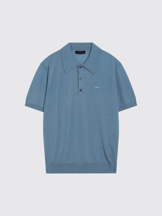 26SS 프라다 폴로 티셔츠 UMF148OOO18DY F0154 Blue