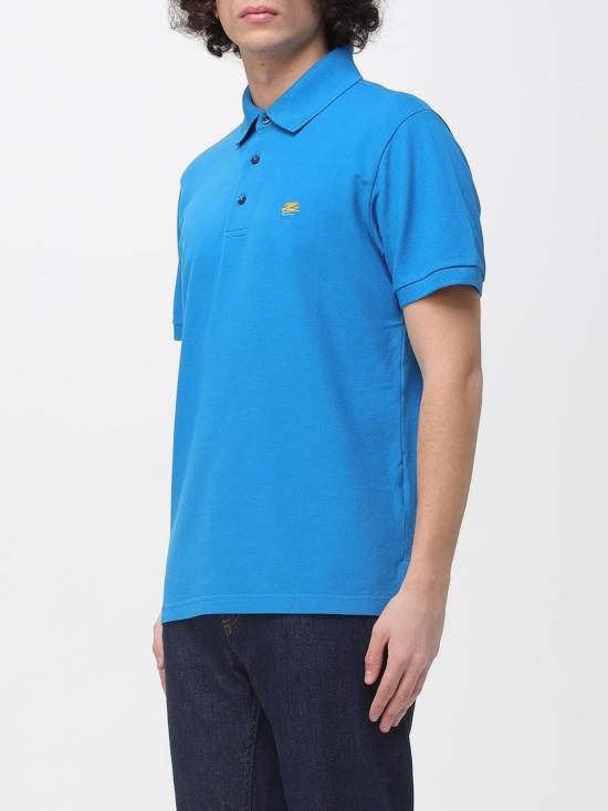 26SS 에트로 폴로 티셔츠 MRMD0005AU135 B0959 Blue 1 - ETRO