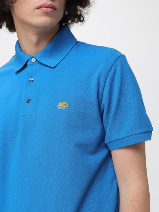 26SS 에트로 폴로 티셔츠 MRMD0005AU135 B0959 Blue 1 - ETRO