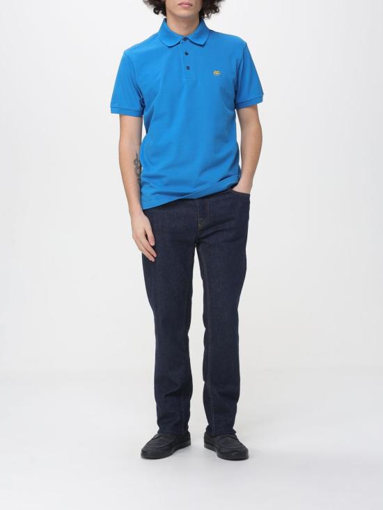26SS 에트로 폴로 티셔츠 MRMD0005AU135 B0959 Blue 1 - ETRO