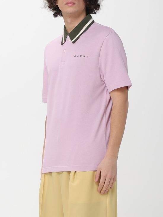 26SS 마르니 폴로 티셔츠 POMU0051LSUTC599 00C20 Pink - MARNI