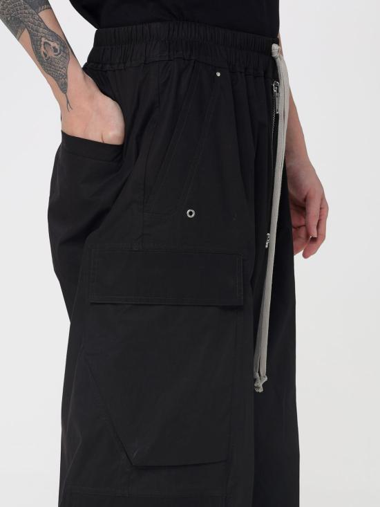 26SS 릭 오웬스 트레이닝/조거 팬츠 RU01F2339P 09 Black - RICK OWENS