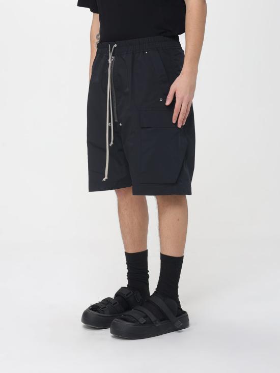 26SS 릭 오웬스 숏팬츠 RU01F2360FT 09 Black - RICK OWENS