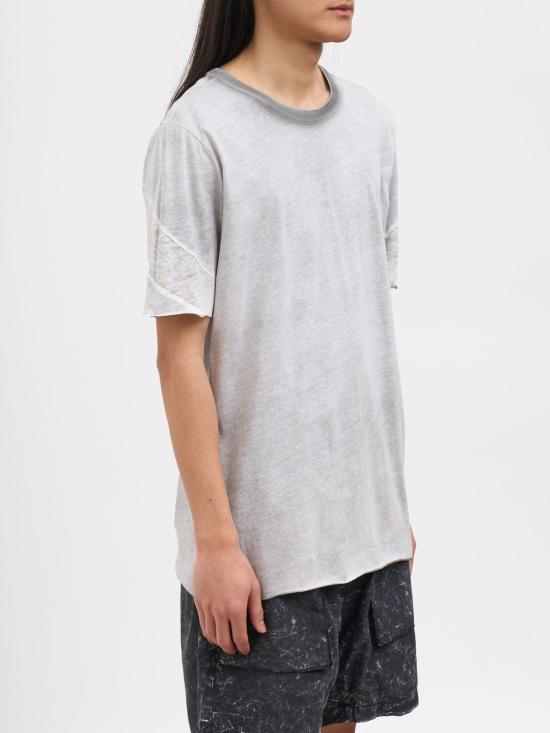 26SS 톰크롬 반팔 티셔츠 MTS926 SPRAY Grey - THOM KROM