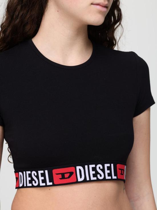 26SS 디젤 반팔 티셔츠 A182730NJAP 9XX Black - DIESEL