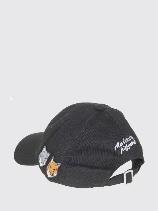 26SS 메종키츠네 더블 볼드 폭스 헤드 캡 OM611CFWW0096 P190 Grey - MAISON KITSUNE