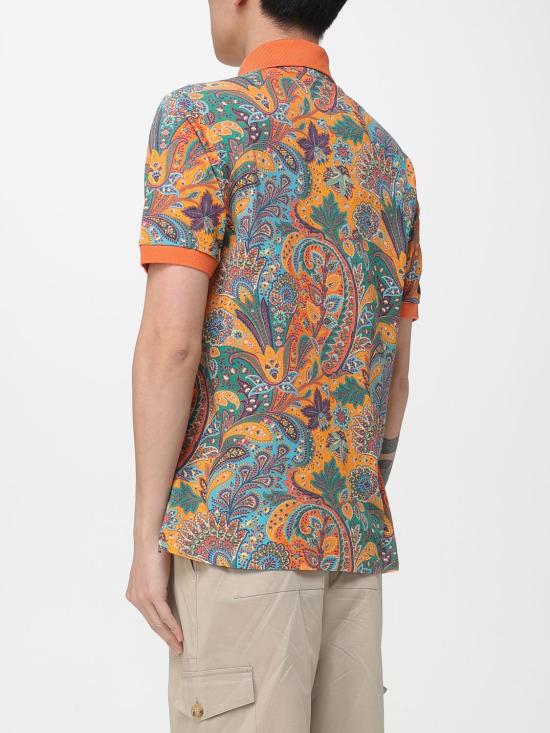26SS 에트로 폴로 티셔츠 MRMD0004AKF83 X0855 Orange - ETRO