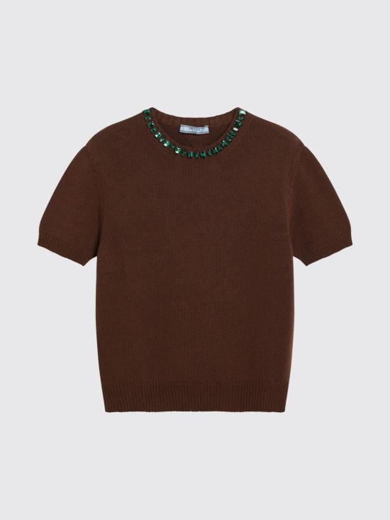 26SS 프라다 스웨터 P24V2BSOOO18M6 F0005 Brown