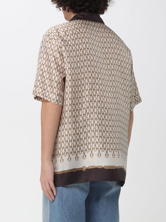 26SS 구찌 반팔 셔츠 794907ZAUIZ 9549 Red - GUCCI