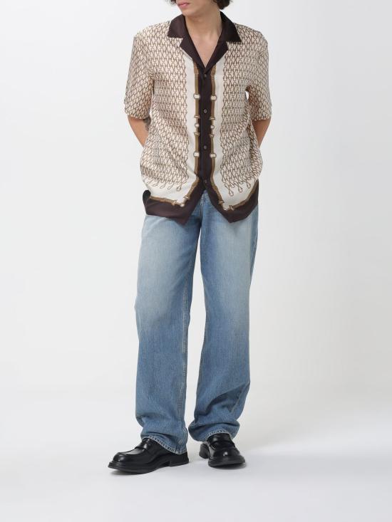 26SS 구찌 반팔 셔츠 794907ZAUIZ 9549 Red - GUCCI