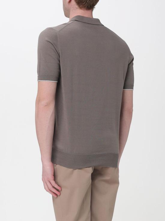 26SS 브루넬로 쿠치넬리 폴로 티셔츠 M29800145 CLL90 Brown - BRUNELLO CUCINELLI