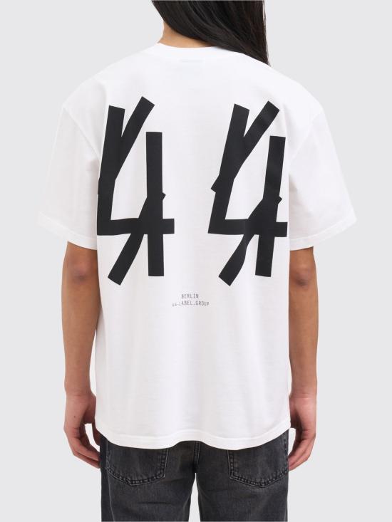 26SS 44레이블 반팔 티셔츠 B0030556FA706 P732 White 1 - 44 LABEL