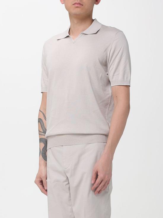 26SS 브루넬로 쿠치넬리 폴로 티셔츠 M29800145 CBD04 Beige - BRUNELLO CUCINELLI