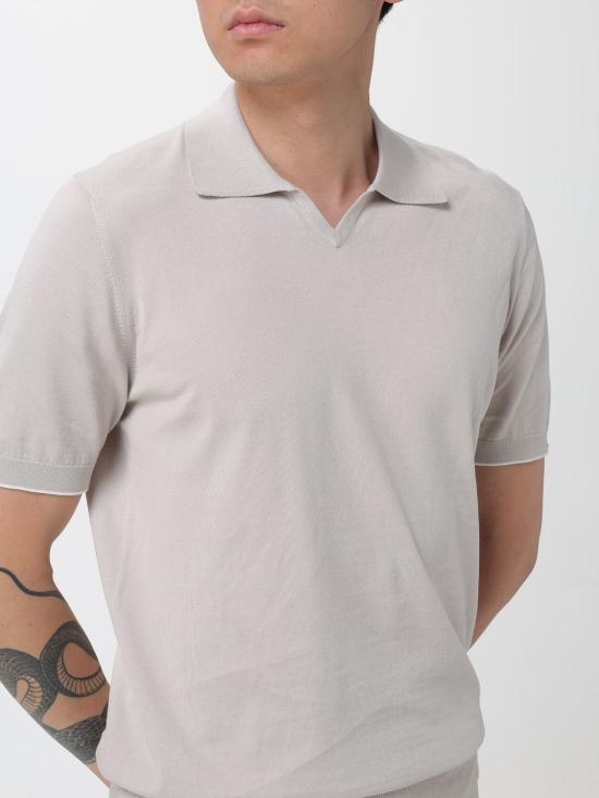 26SS 브루넬로 쿠치넬리 폴로 티셔츠 M29800145 CBD04 Beige - BRUNELLO CUCINELLI