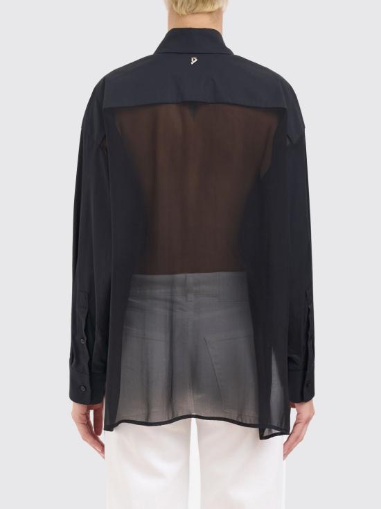 26SS 돈답 셔츠 DC492CF0200VXXX 999 Black - DONDUP