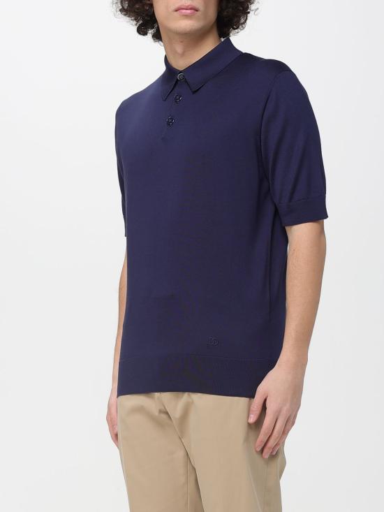 26SS 돌체앤가바나 폴로 티셔츠 GXZ02ZJBSO5 B6712 Blue - DOLCE & GABBANA