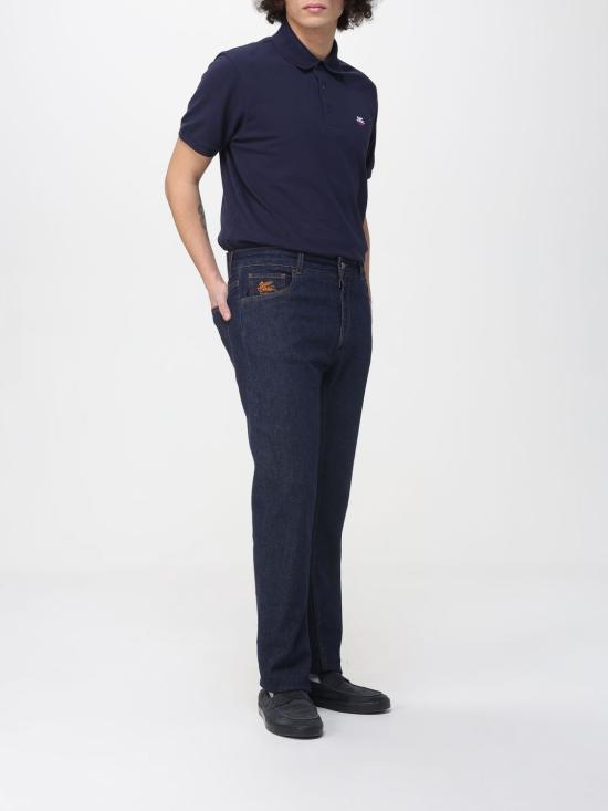 26SS 에트로 폴로 티셔츠 MRMD0005AU135 B0065 Blue - ETRO