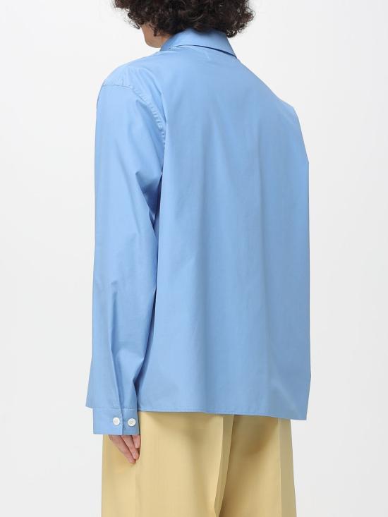 26SS 마르니 긴팔 셔츠 CUMU0297P0USCT88 LWB31 Blue - MARNI