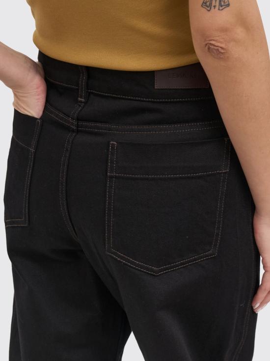 26SS 르메르 하이 웨이스티드 커브드 팬츠 PA1264LD1055 BK999 Black - LEMAIRE