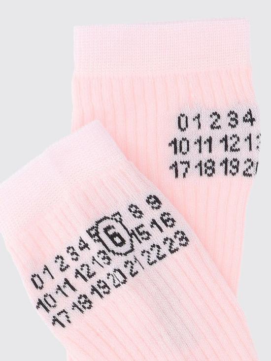 26SS MM6 메종마르지엘라 양말 S52TL0038M13244 386 Pink - MM6 MAISON MARGIELA