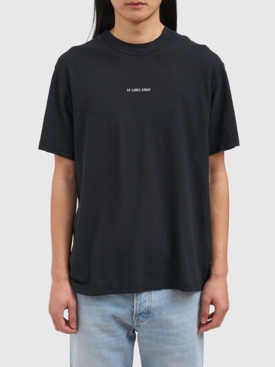 26SS 44레이블 반팔 티셔츠 B0030653FA725 P750 Black