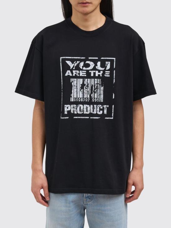 26SS 44레이블 반팔 티셔츠 B0030556FA706 P756 Black