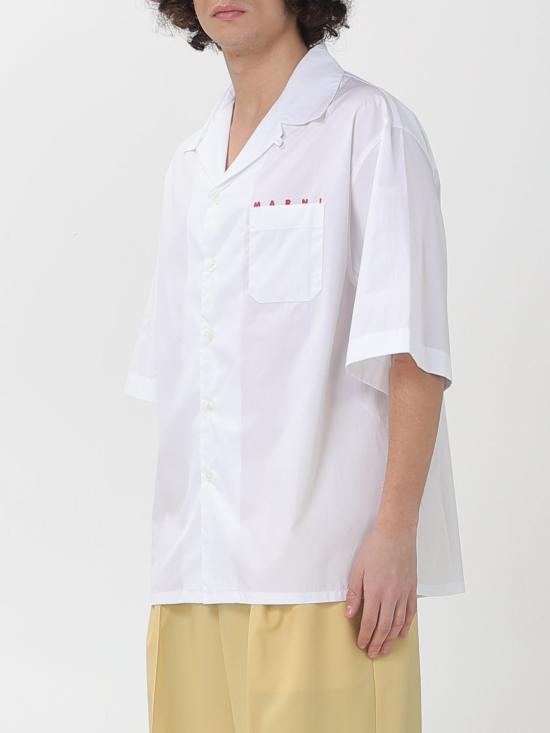 26SS 마르니 반팔 셔츠 CUMU0213PPUSCT88 LRW01 White - MARNI