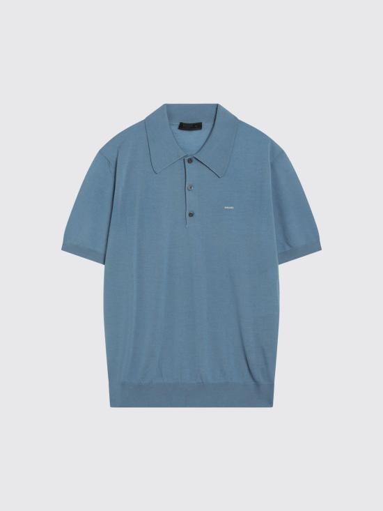 26SS 프라다 폴로 티셔츠 UMF148SOOO18DY F0154 Avion