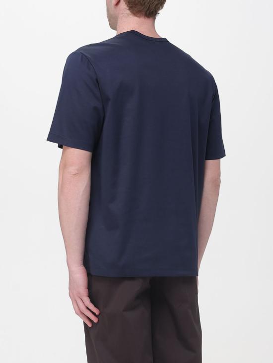 26SS 아뇨나 반팔 티셔츠 TT09U1 Y2066 B95 Navy - AGNONA