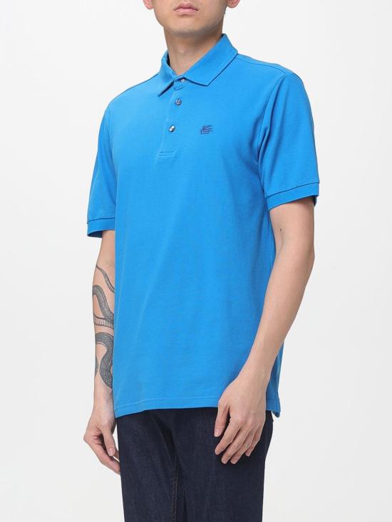 26SS 에트로 폴로 티셔츠 MRMD0006AV878 B0959 Blue - ETRO