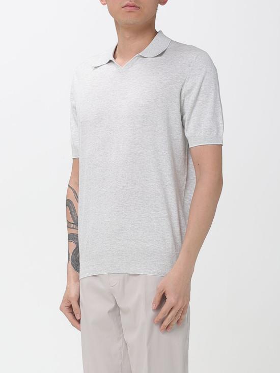26SS 브루넬로 쿠치넬리 폴로 티셔츠 M29800145 CI807 Grey - BRUNELLO CUCINELLI