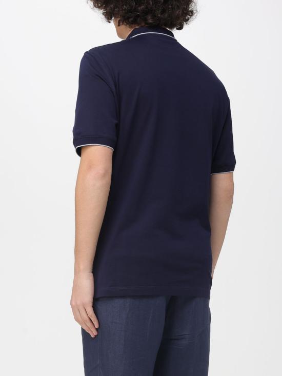 26SS 브루넬로 쿠치넬리 폴로 티셔츠 M0B139779G CK781 Blue - BRUNELLO CUCINELLI