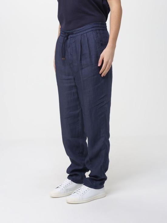 26SS 브루넬로 쿠치넬리 팬츠 M243DE1710 C6053 Blue - BRUNELLO CUCINELLI